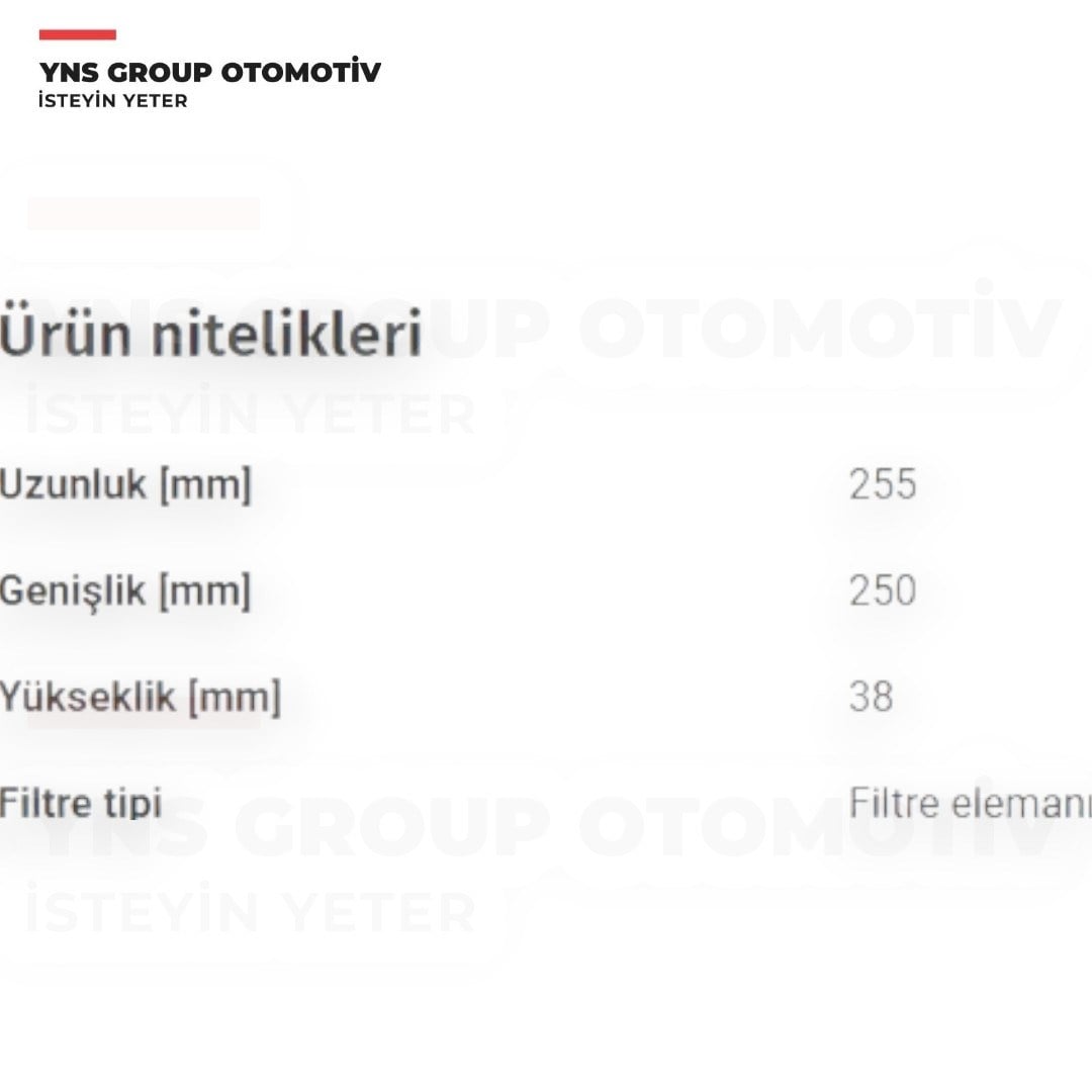 Chevrolet Cruze 10-15 1.6 - 1.8 Orlando 11- 1.8 Opel Astra J 10- 1.4 - 1.6 Hava Filtresi Wegna - Wa2178