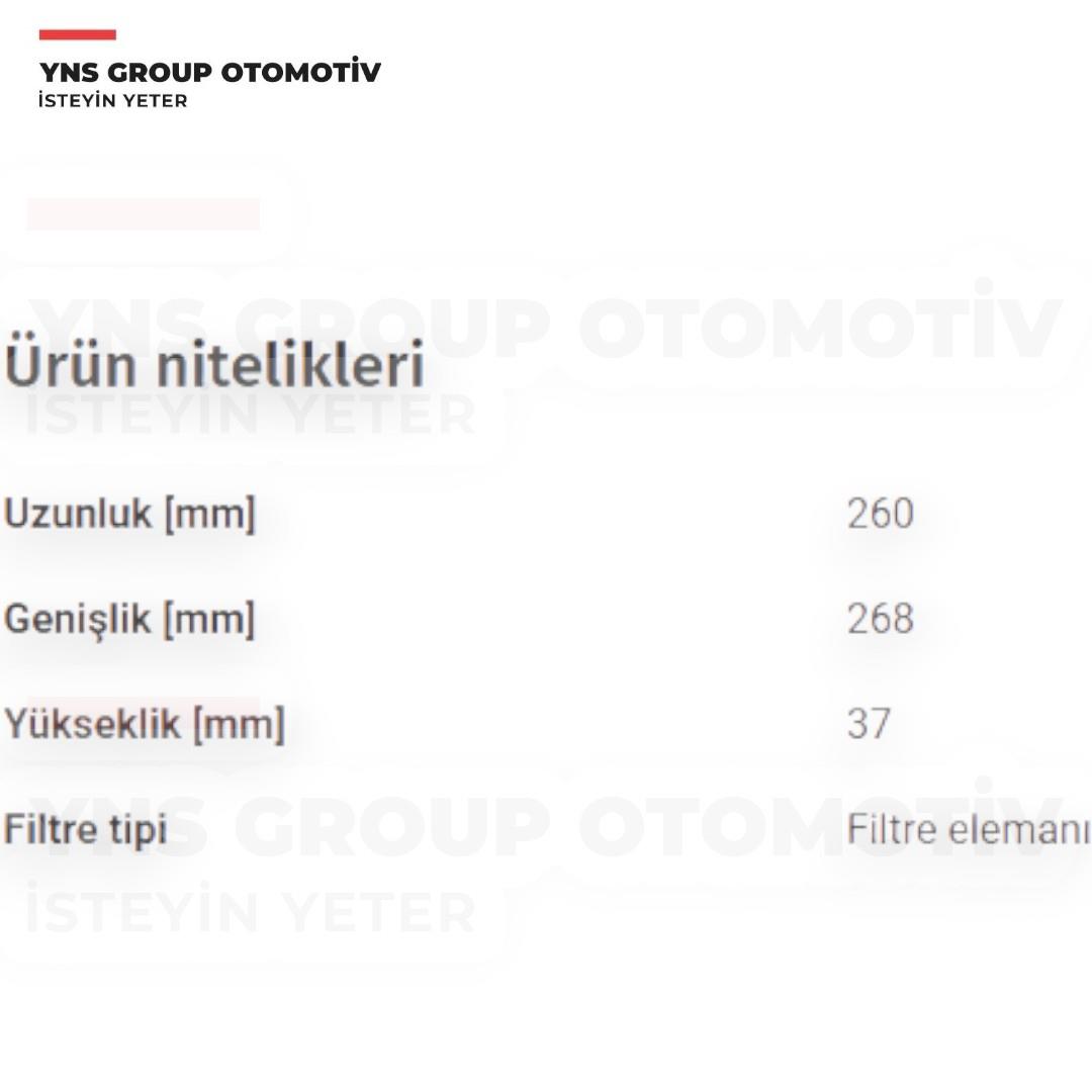Chevrolet Cruze 10- Opel Astra H - J Zafira C 10- A14xer A16let B16dth Hava Filtresi Filtron - Ap0517 / 13272719