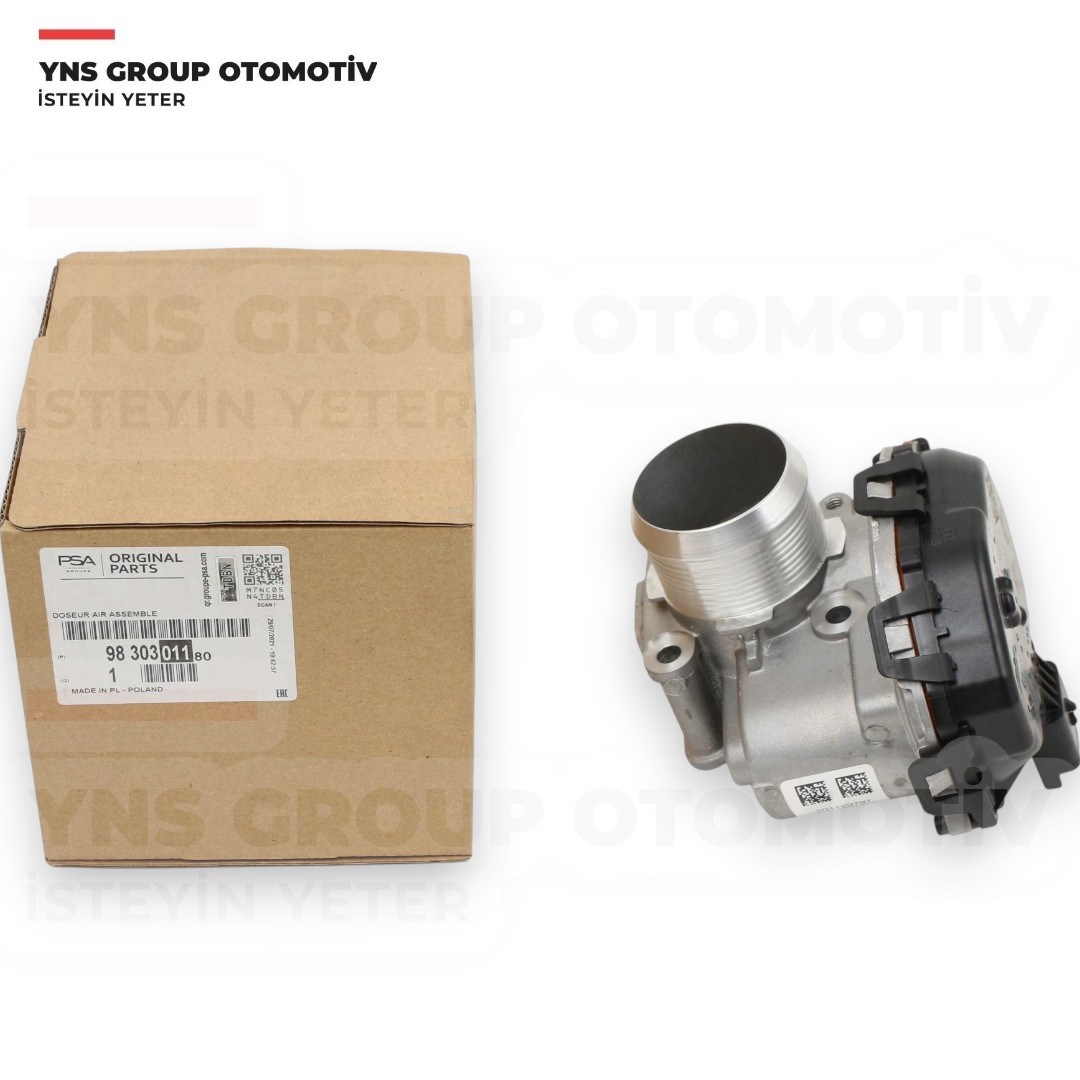 Citroen Berlingo C-Elysee C3 C4 Ds3 Ds4 Ds5 Jumpy 14-21 Peugeot P208 P2008 P301 P308 P3008 P508 P5008 Expert Partner Rifter 14-21 1.6 BlueHdi Boğaz Kelebeği (Gaz Kelebek Boğazı) Psa Orjinal - 9830301180
