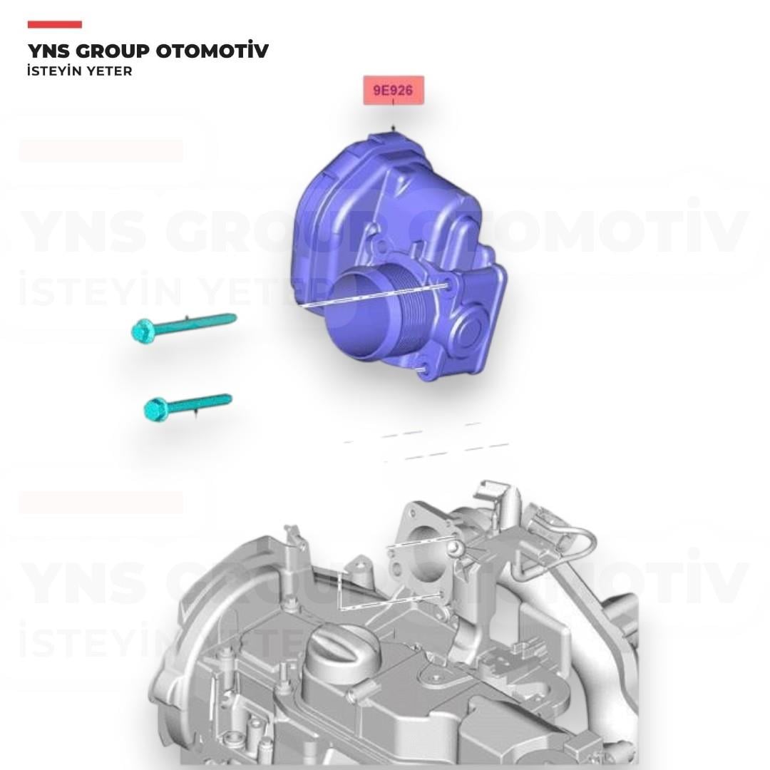 Citroen Berlingo C-Elysee C3 C4 Ds3 Ds4 Ds5 Jumpy 14-21 Peugeot P208 P2008 P301 P308 P3008 P508 P5008 Expert Partner Rifter 14-21 1.6 BlueHdi Boğaz Kelebeği (Gaz Kelebek Boğazı) Pierburg - 709460560c