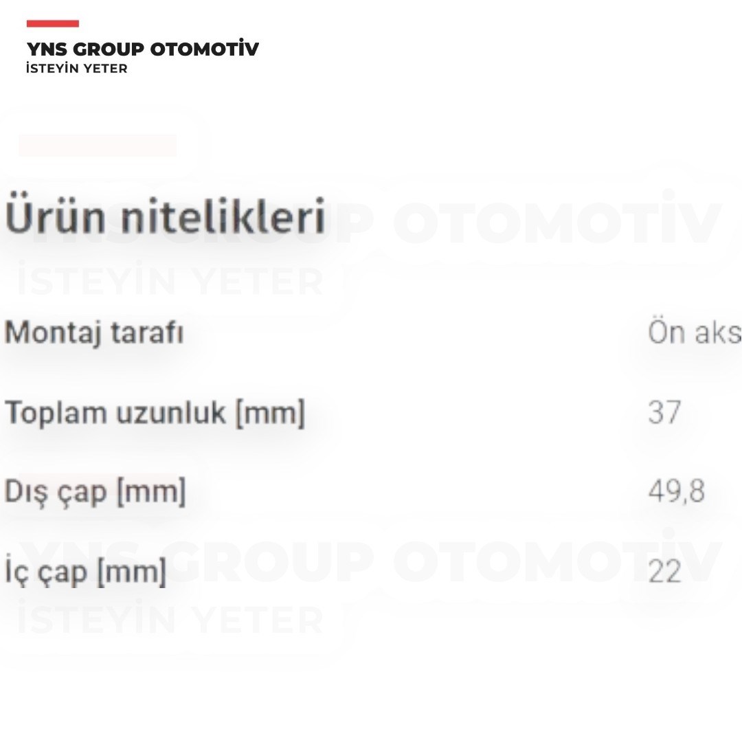 Citroen C-Crosser C4 Aircross 12- Mitsubishi Asx 10- Lancer 10- Outlander 07-22 Peugeot P4007 07-13 P4008 12- Ön Viraj Demir Orta Lastiği Blueprint - Adc48082 / 4056a079