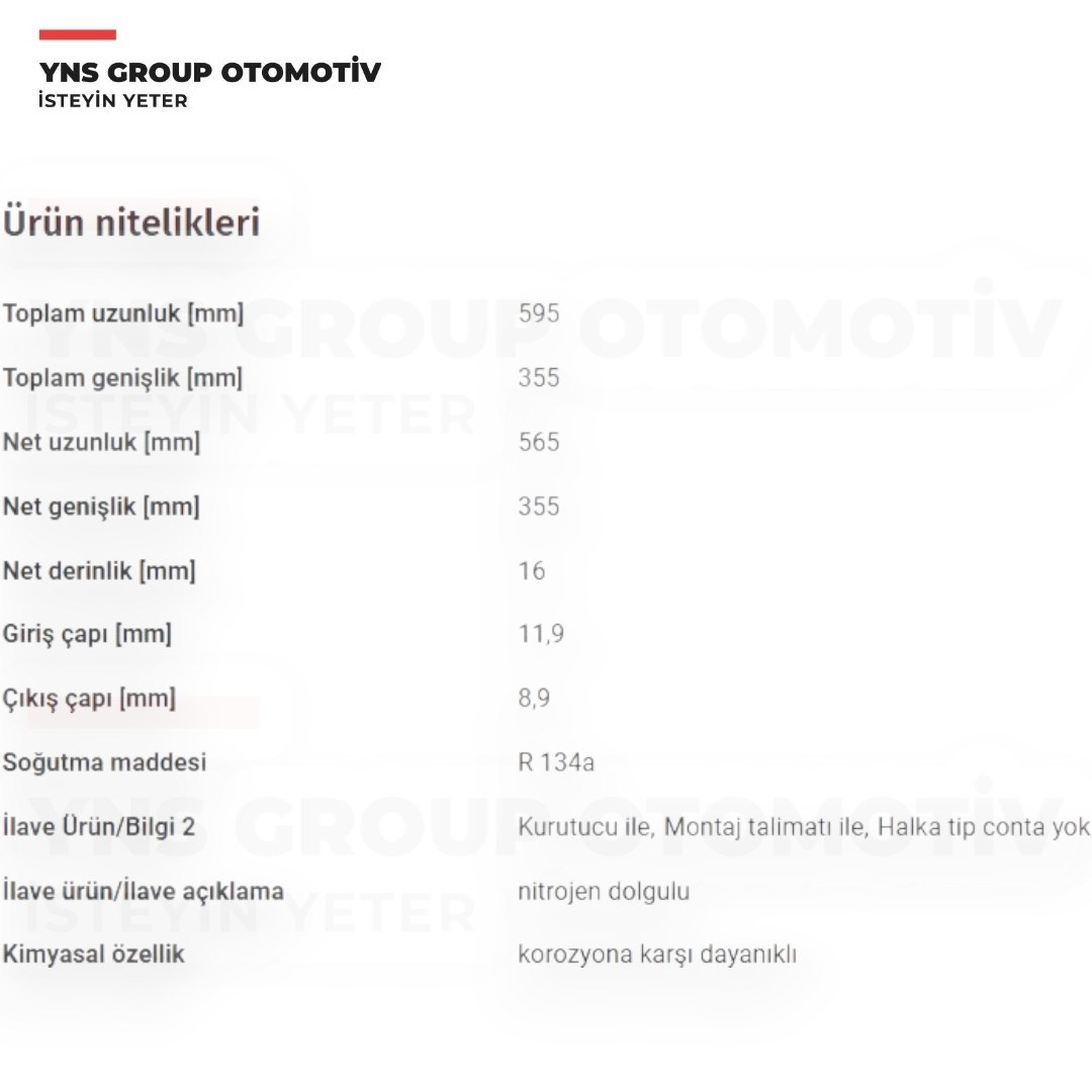 Citroen Nemo 07- Fiat Fiorino Punto 07- Opel Adam 12-19 Corsa D - E 07-20 Peugeot Bipper 08-16 Klima Radyatörü (Kondansatör) Bosch - 1986ad2008 / 51931470