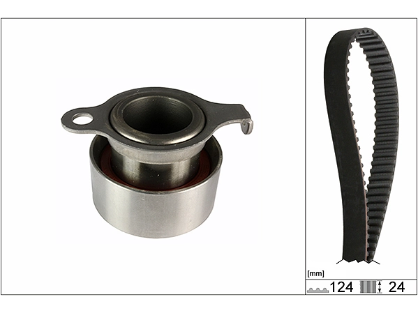 Crx Civic 88-95 1,6 Doch D16a motor Triger (Eksantrik) Kayış Seti 124 Diş