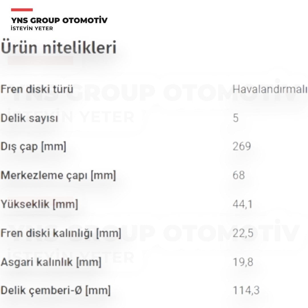 Dacia Duster 12- Renault Megane IV 15- 1.5 Dci - 1.6 16v H4m Ön Fren Diski (Takım) Trw - Df6200 / 402066300r