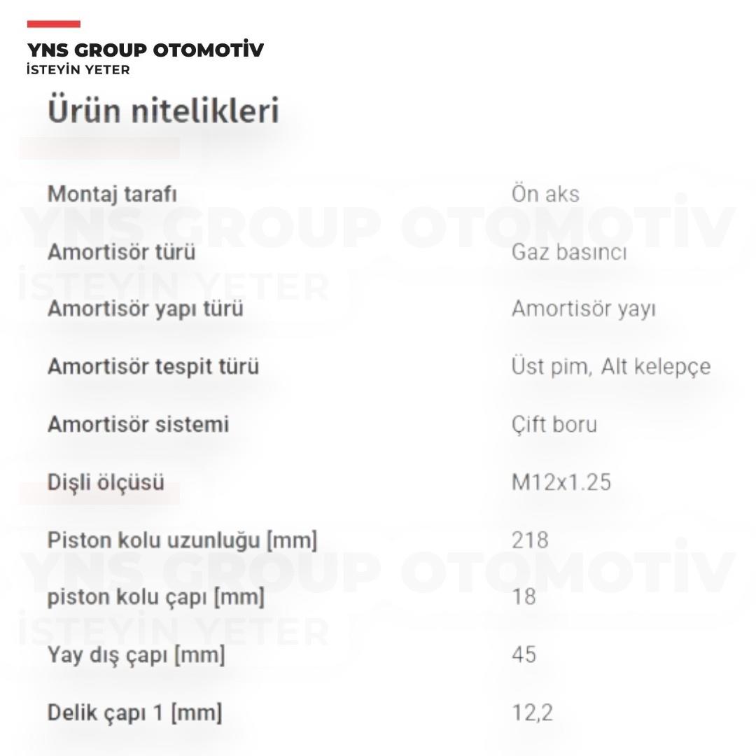 Daihatsu Sirion 04- Ön Amortisör Sağ - Sol Kyb - 332120 / 48510b1040