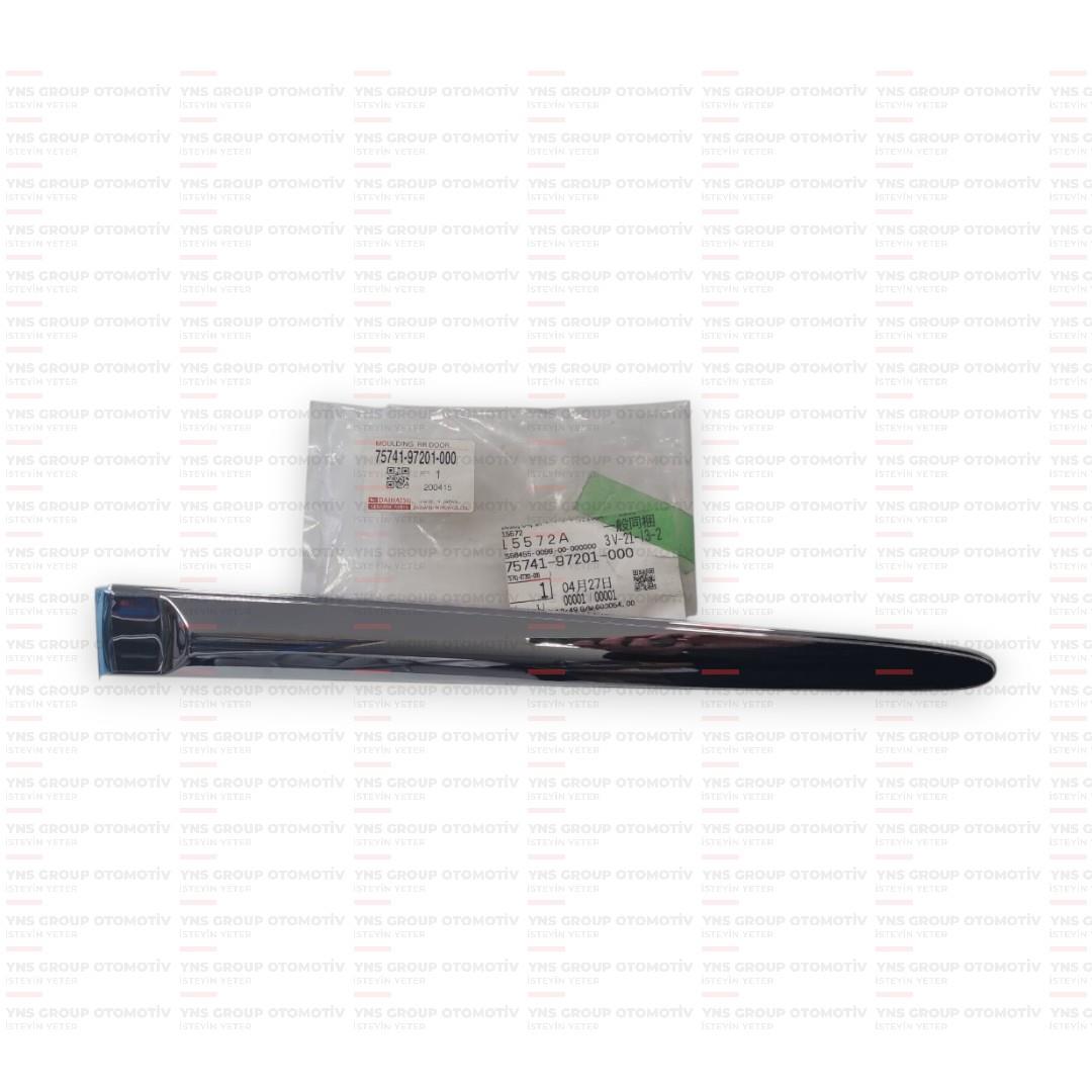 Daihatsu Sirion 98-04 Kapı Çıtası Arka Sağ (Nikelaj) Orjinal - 037574197201000