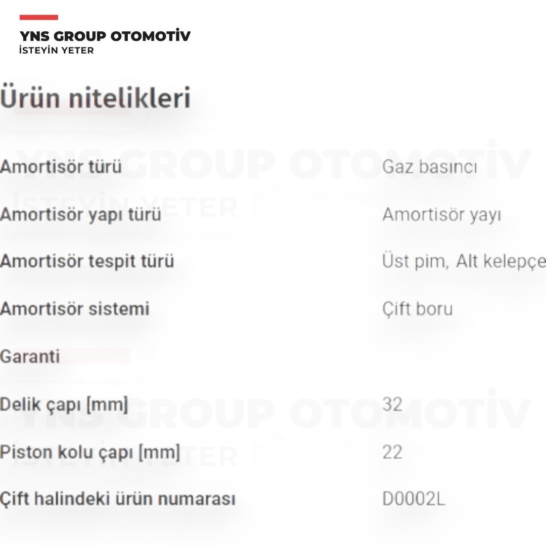 Daihatsu Terios 97-05 Ön Amortisör Sağ Monroe - D0001r / 4851087401