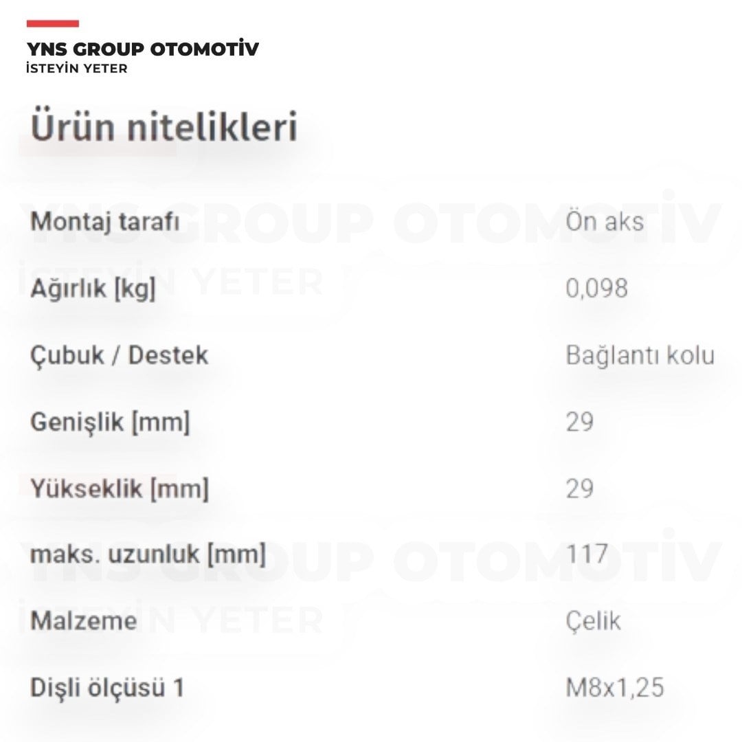 Daihatsu Terios 97-05 Ön Viraj Çubuğu (Z Rot) Teknorot - Dh307 / 4882287401
