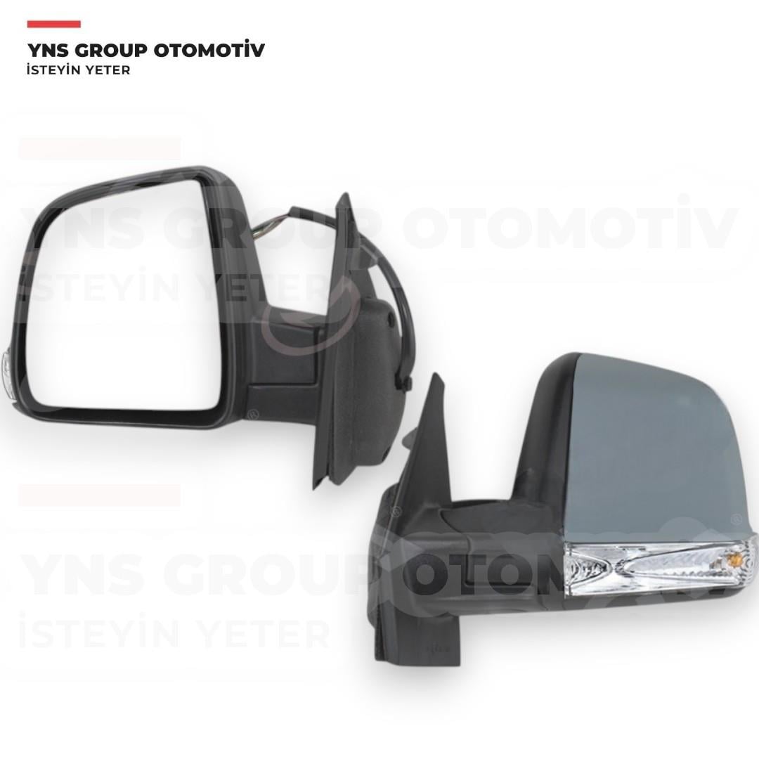 Fiat Doblo 10- Dış Dikiz Aynası Sol (Elektrikli - Katlanır - Tek Cam) (8 Fiş - Astarlı) Yns - 735645708