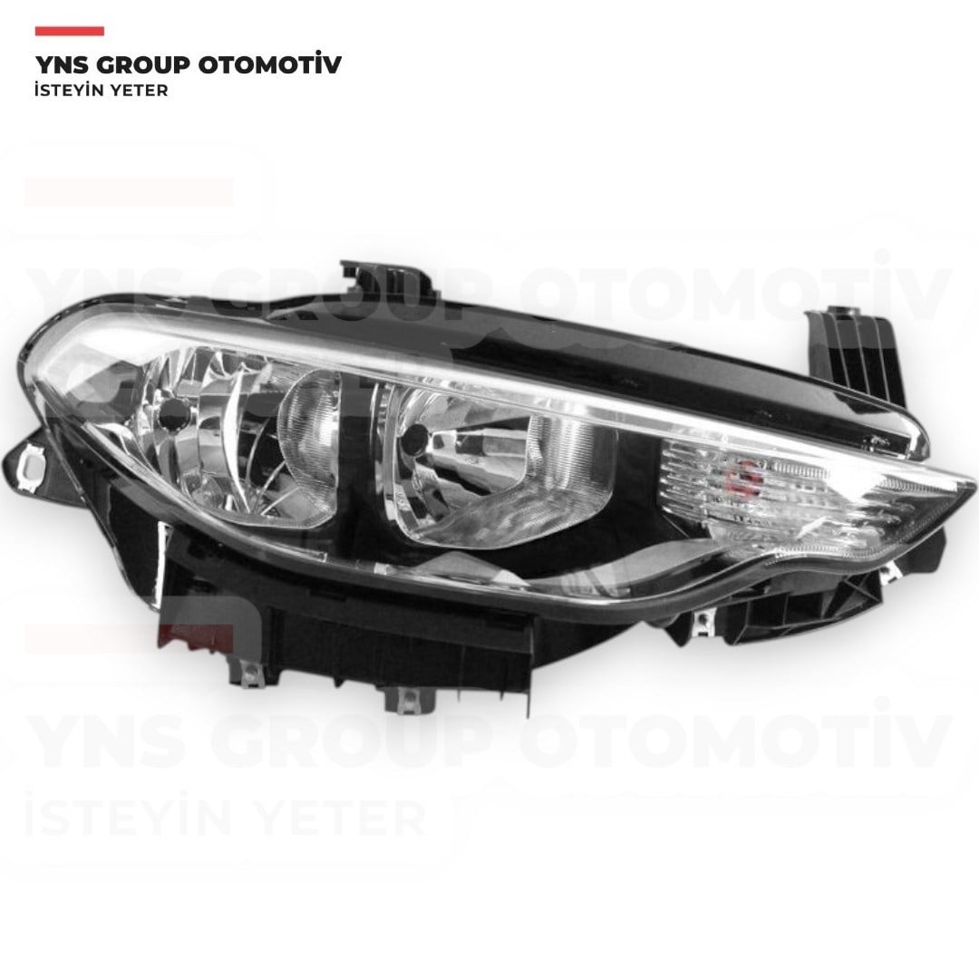 Fiat Egea 15- Far Sağ (Krom Çerçeveli - Motorlu) Depo - 6611181rmldem2 / 52145158