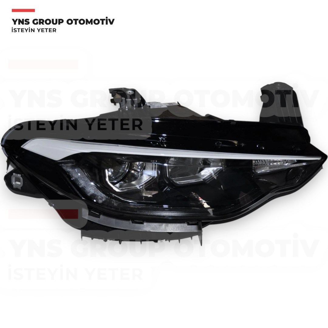 Fiat Egea 15- Far Sağ (Motorlu + Krom Çıtalı + Led Drl + Park + Siyah Çerçeveli) Ayfar - 101136 / 52214453