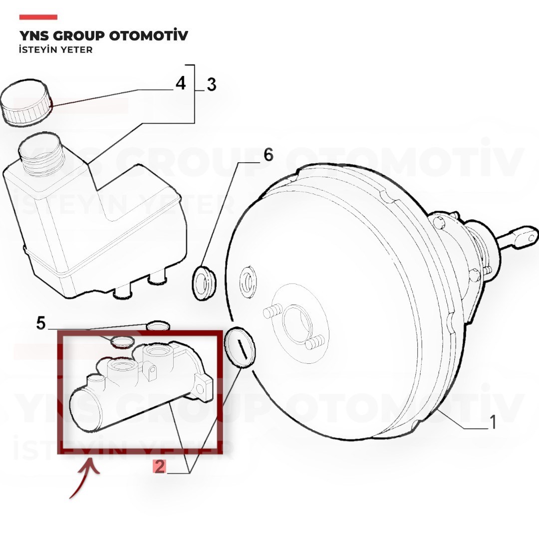 Fiat Panda 03-08 1.1 - 1.2 - 1.3 Mjt Fren Ana Merkezi Jurid - 133081j / 77362526