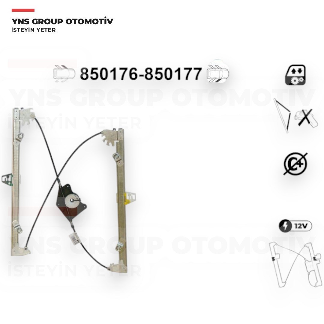 Fiat Stilo 01-08 Ön Cam Krikosu Sağ (Elektrikli) Valeo - 850177 / 46831654