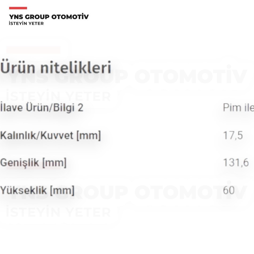 Ford Bmax 12- Courier 14-23 Fiesta 12-17 Ön Fren Balatası Takımı Orjinal Otosan (Motorcraft) - Memt762k021aa