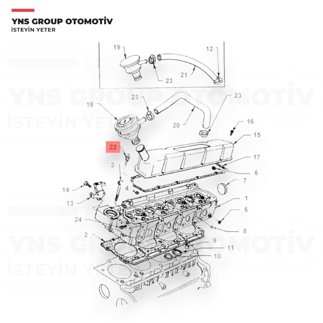 Ford Transit M12 M15 92- Hararet Müşürü Vernet - Ws2600 / 92vb10884aa