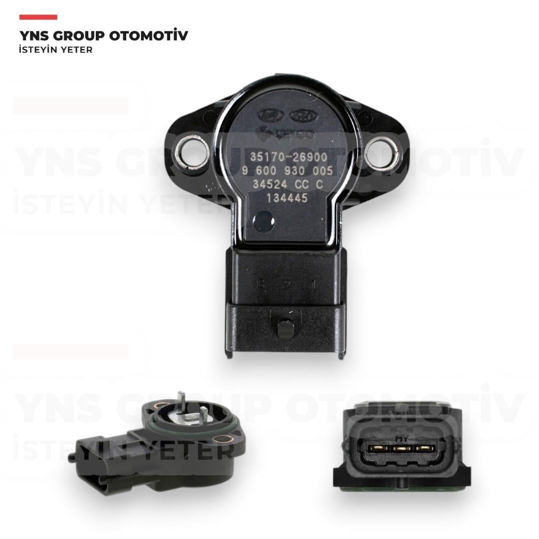 Hyundai Accent Era 06-12 Getz 06-12 Kia Rio 06-12 1.4 - 1.6 Benzinli Gaz Kelebek Potansiyometre Sensörü Hmc Orjinal - 3517026900