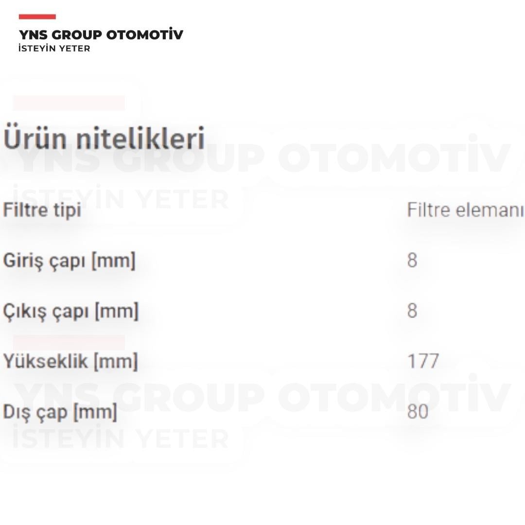 Honda Accord 04-08 2.2 Cdti N22a1 Dizel Yakıt (Mazot) Filtresi Filtron - Pp978