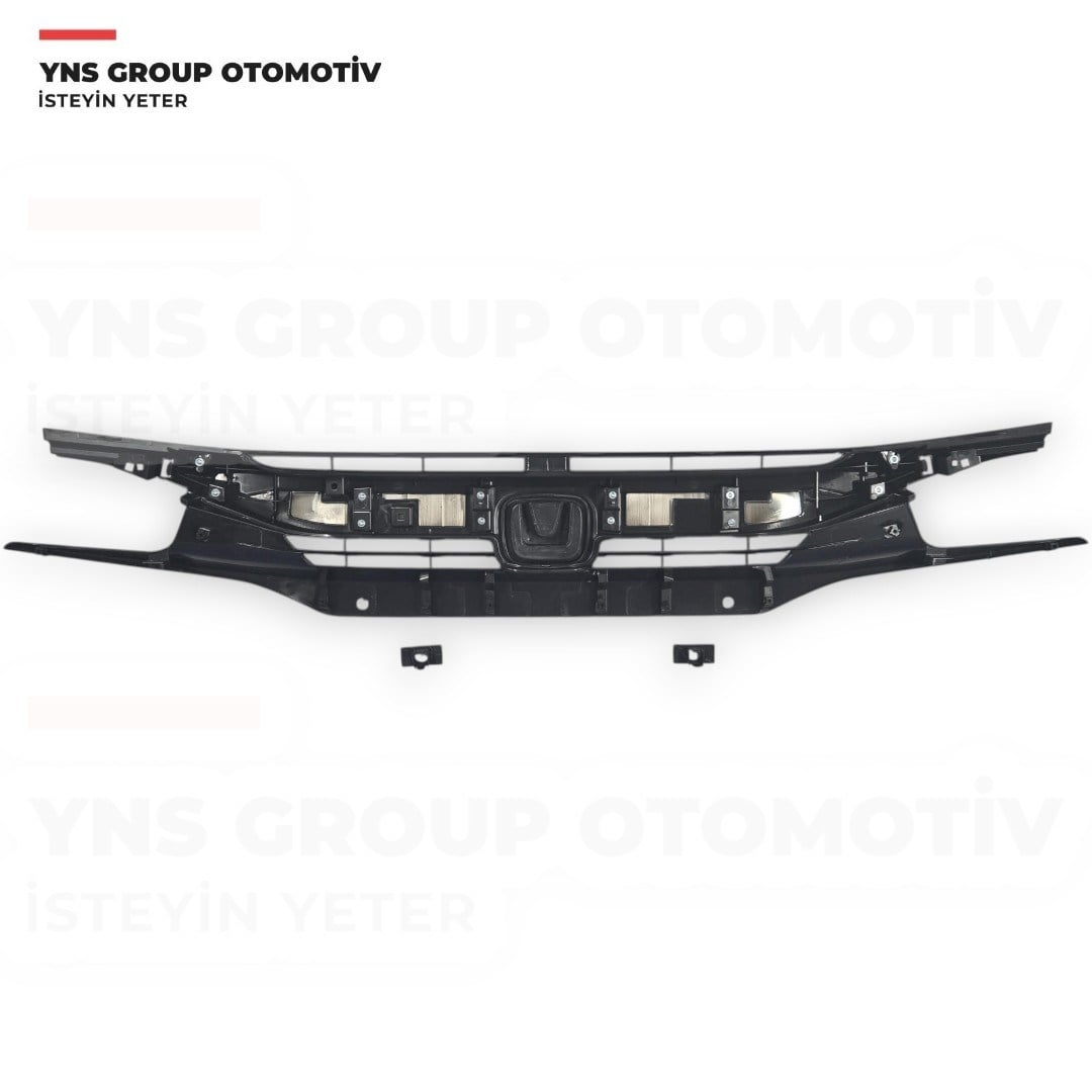 Honda Civic 16-18 Fc5 Ön Panjur (Armasız - Krom - Sensör Delikli) Yns - 71121temm90