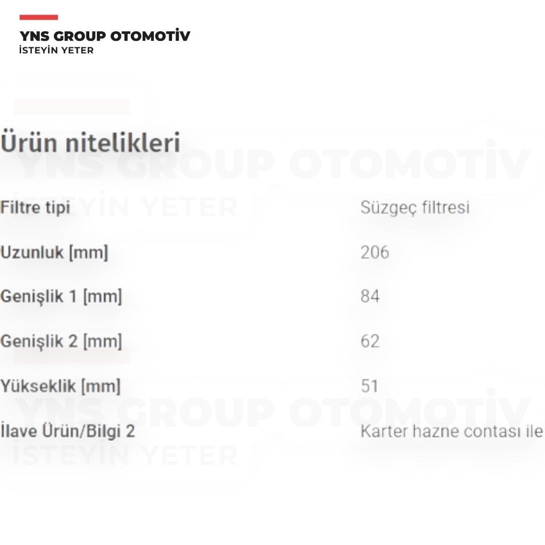 Honda Civic Fc5 - Fk7 16-22 1.5 16v Crv 16- 1.5 - 2.4 4wd Hrv 19- 1.5 I-vtec Otomatik Şanzıman Yağ Filtresi Herthbuss - J1354007 / 254205lj003