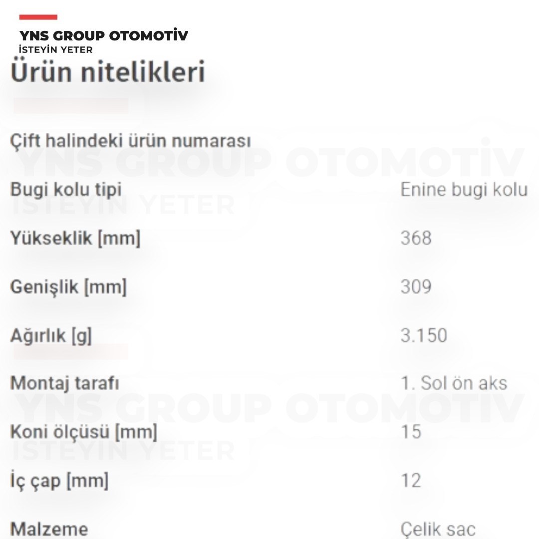 Hyundai Bayon I20 21- Salıncak Alt Sol (Rotilli) Ayd - 26344 / 54500q0000