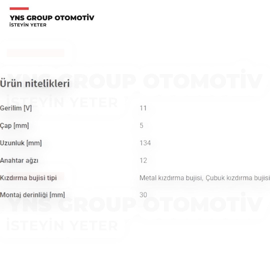 Hyundai Accent Blue Elantra Era Getz I10 I20 I30 I40 Ix20 Matrix Kia Carens Ceed Cerato Optima Picanto Rio Soul Venga 1.5 - 1.6 Crdi Dizel Kızdırma (Isıtma) Bujisi Bosch - 0250212011 / 367102a200