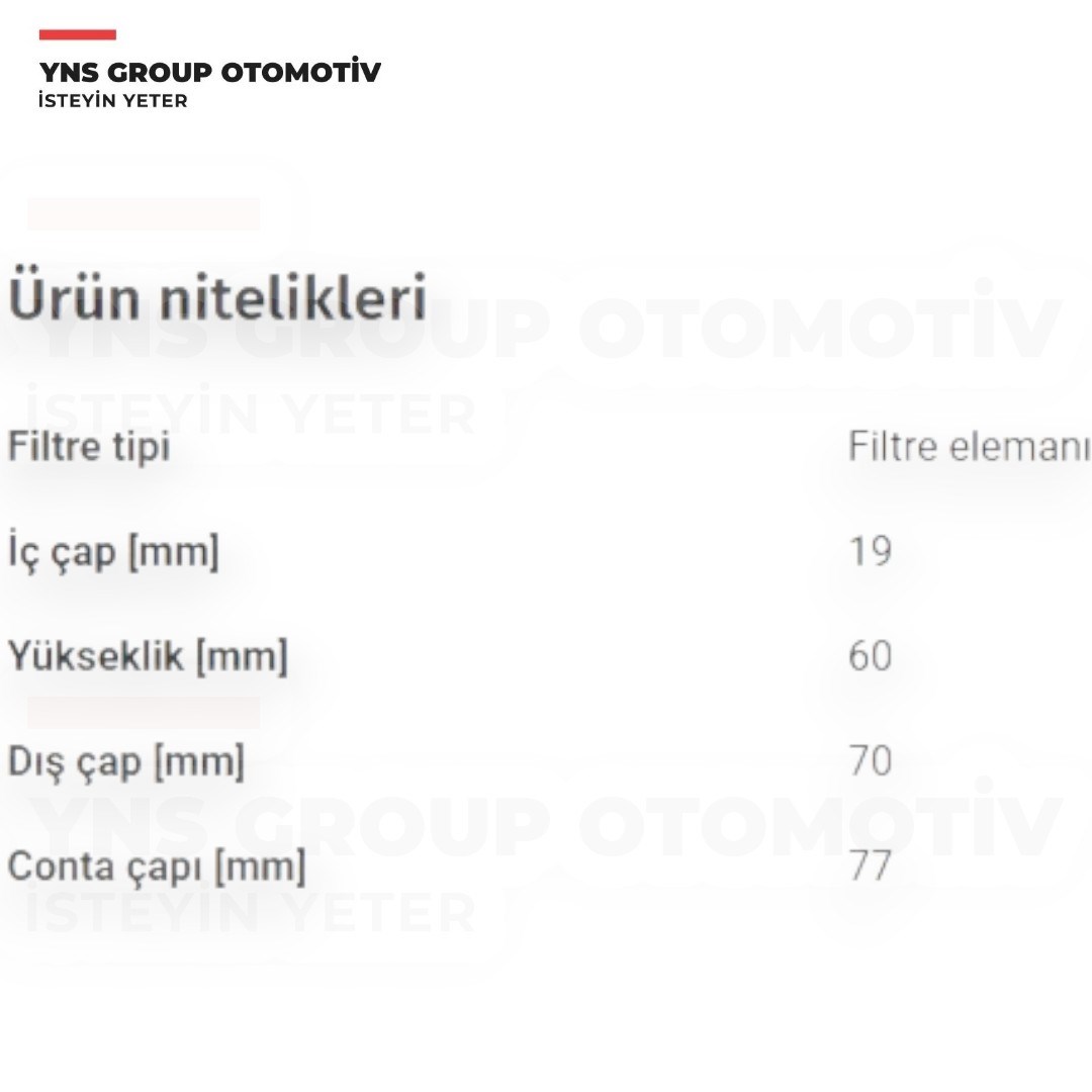 Hyundai I30 18- I40 Kona Tucson 18-21 Kia Ceed 18- Optima Sportage 18-21 Stonic Xceed 18- 1.6 Crdi (D4fb - D4fe) Yağ Filtresi Elemanı Blueprint - Adbp210019