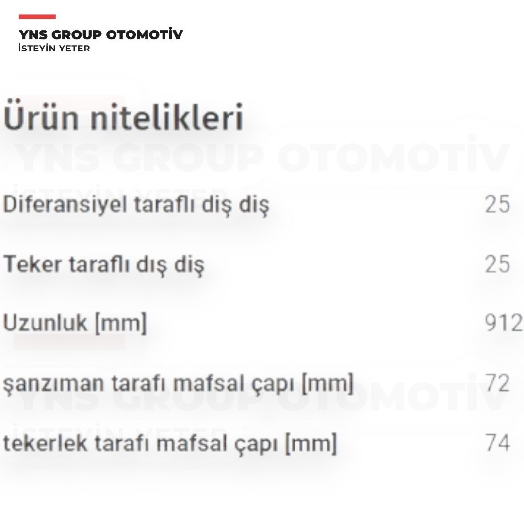 Kia Stonic 20-21 Rio 16-21 1.2 cc (5 Vites - M/t) Ön Aks Mili Komple Sağ Yns - 49501h8000