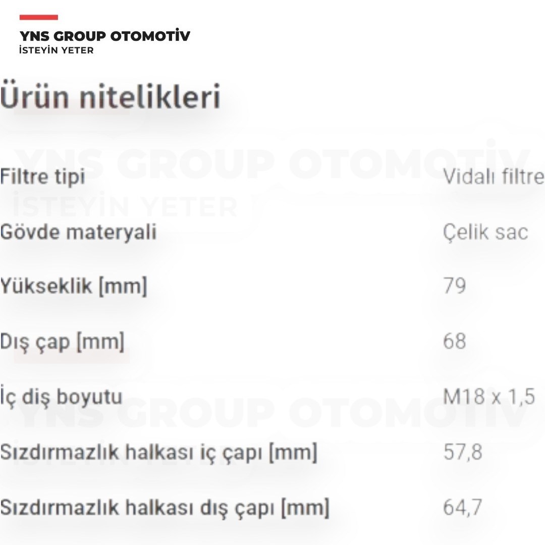 Mg Hs 23- 1.5 T Phev Yağ Filtresi Orjinal Saic - 10588708