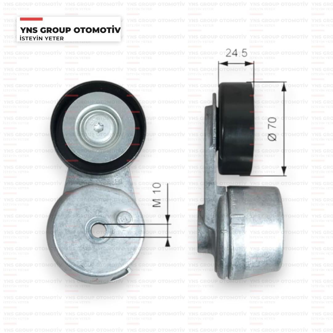 Mg Zs 17- 1.0 T-gdi V (Alternatör) Kayış Gergisi Komple Yns - 10725759