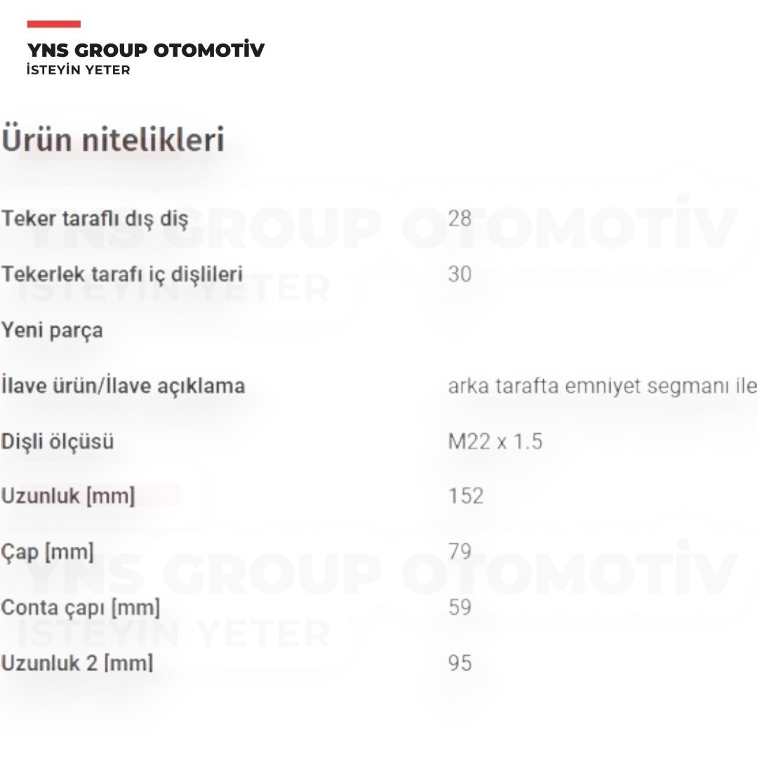 Mitsubishi Asx 10- 1.6 cc (4a92) Lancer 08-15 1.5 cc (4a91) Aks Kafası Dış Yns - 3815a169