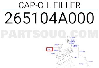 Starex Era Rio Accent 00- Motor Yağ Kapağı Kore- 2651026620
