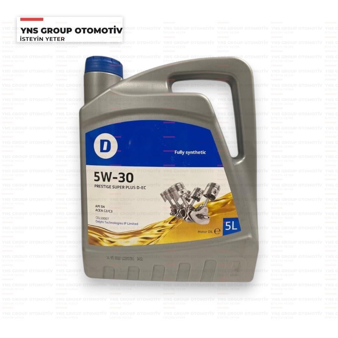 Motor Yağı Delphi Prestige Plus 5W30 5 Lt C3 Dpf (Partiküllü)