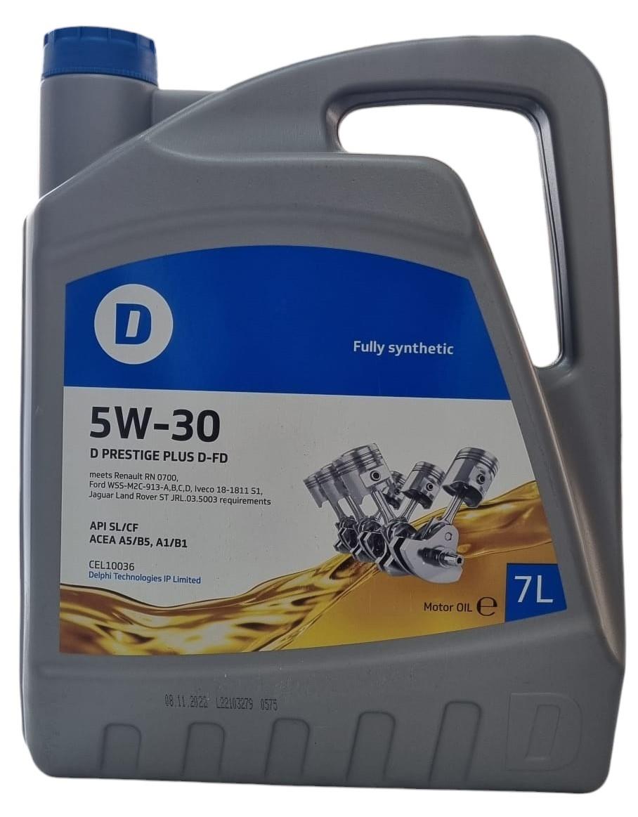 Motor Yağı Delphi Prestige Plus 5W30 7 Lt SL/CF Tam Sentetik (Partiküllü)