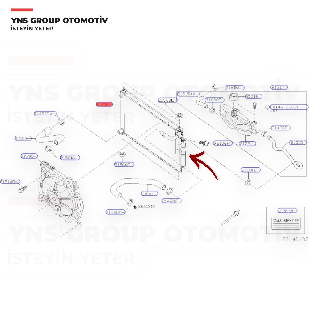 Nissan Micra K12 02-10 1.2 1.4 16v Motor Su Radyatörü + Klima Radyatörü Kale - 345270 / 21400ax601