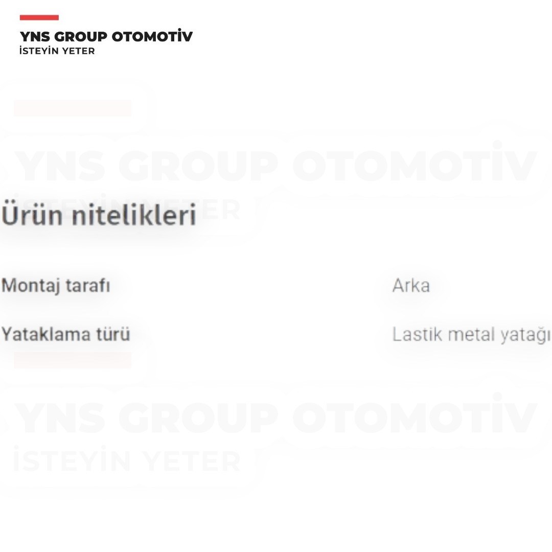 Nissan Qashqai J11 Xtrail 13-18 Renault Espace Kadjar Megane Iv Scenic Talisman 15-22 1.6 - 2 .0 Dci Arka Motor (Şanzıman) Takozu (Kulağı) Orjinal Mais - 112383734r / 1123800q0a
