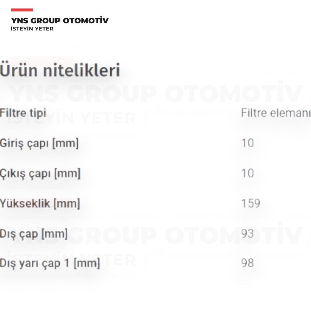 Nissan Qashqai J11 Xtrail 18- Renault Kadjar Kaleos III 18- 1.5 - 2.0 Dci (Euro 6) Yakıt (Mazot) Filtresi (Siyah Sensör) Ufi - 5551700 / 16400hv80a