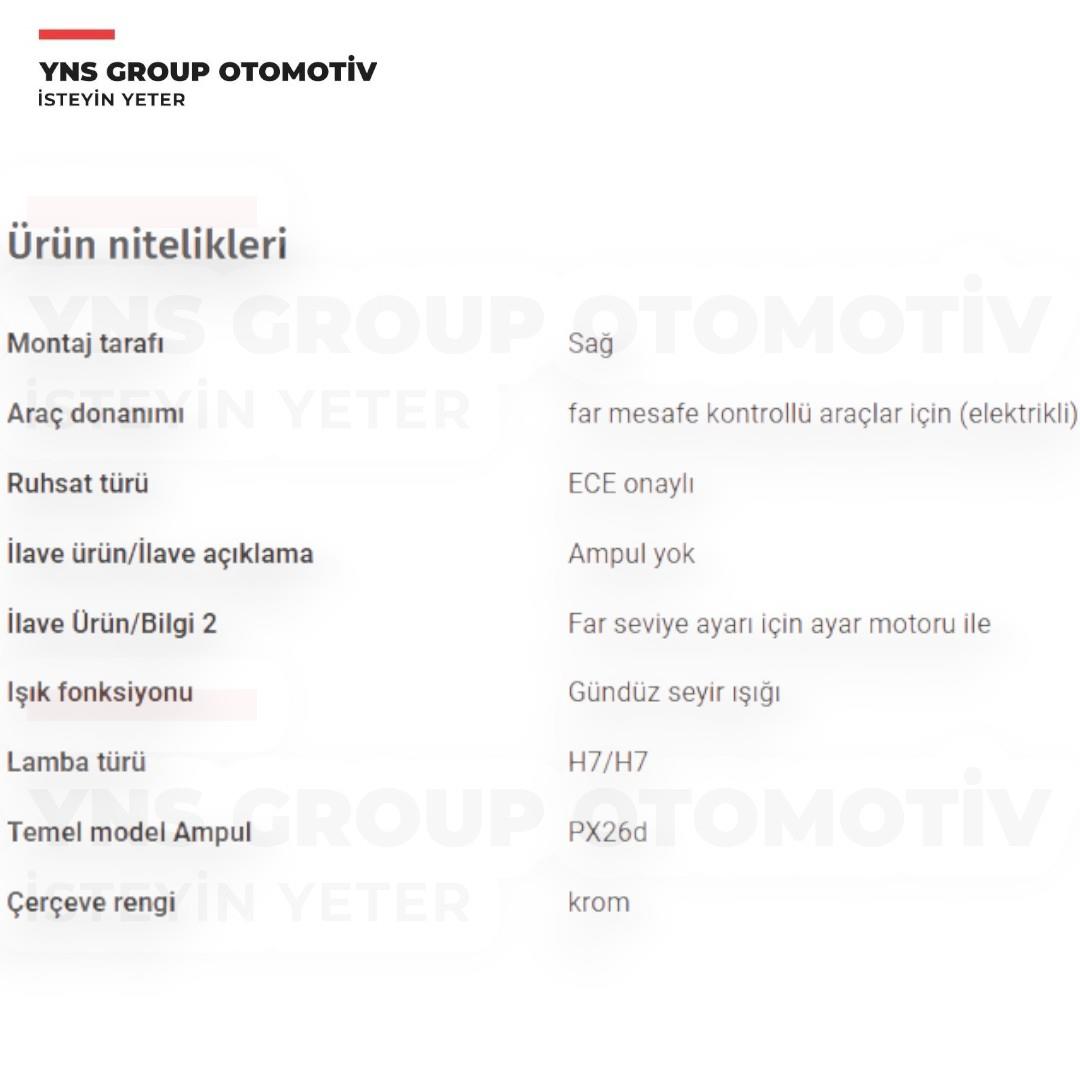 Opel Astra J 10-12 Ön Far Sağ Depo - 4421161rmldem1 / 13253647