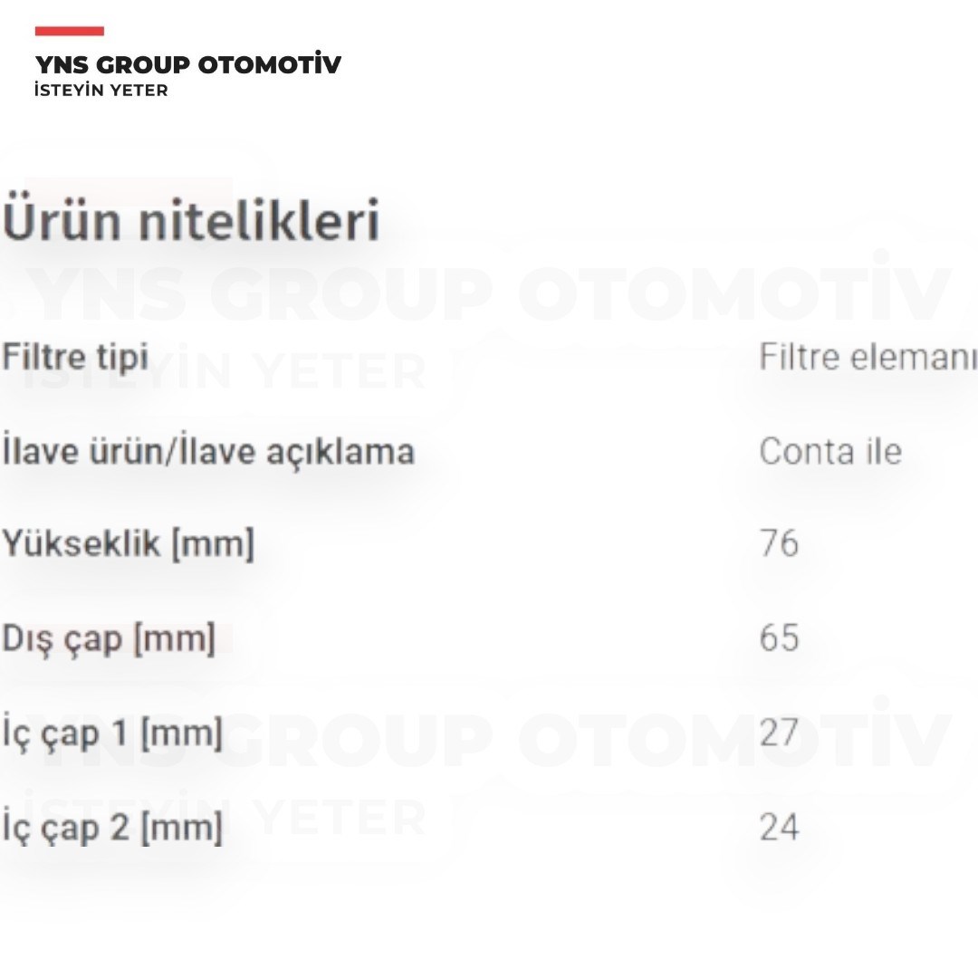 Opel Astra L Combo E Corsa F Crossland Grandland Vivaro C Zafira 18- 1.5 Turbo Yağ Filtresi Elemanı Bosch - F026407395