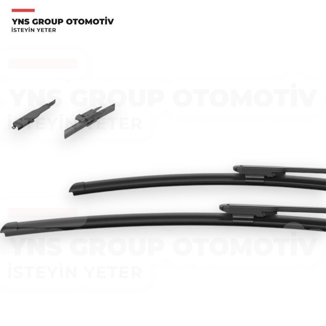 Qashqai 07-14 Ranger 11- İ20 Bayon 21- Silecek (Silgi) Süpürgesi Ön Takım (650mm + 380mm) Kraftvoll - 12117521