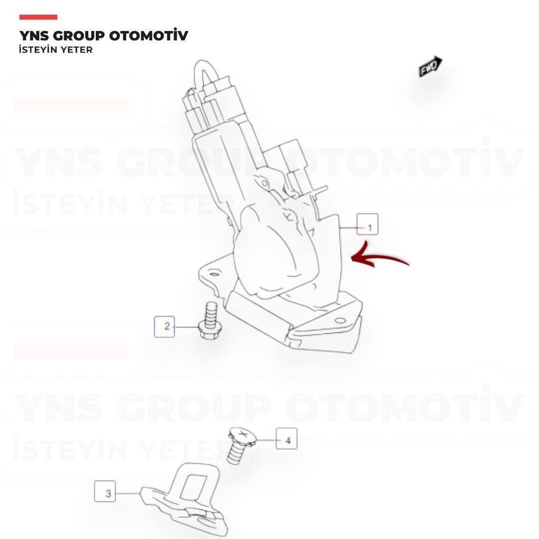 Suzuki Vitara 16- Arka Bagaj Kapı Kilidi Orjinal - 8251054p10