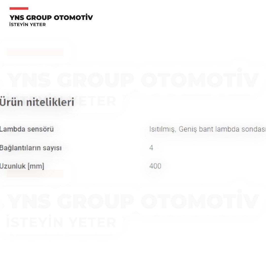 Toyota Auris 09-18 Avensis 08-18 Corolla 06-18 Verso 09-18 1.6 cc (1zrfae) Rav4 08-18 2.0 cc (3zrfae) Oksijen Sensörü (Üst) Ngk / Ntk - 93610 / 8946712030