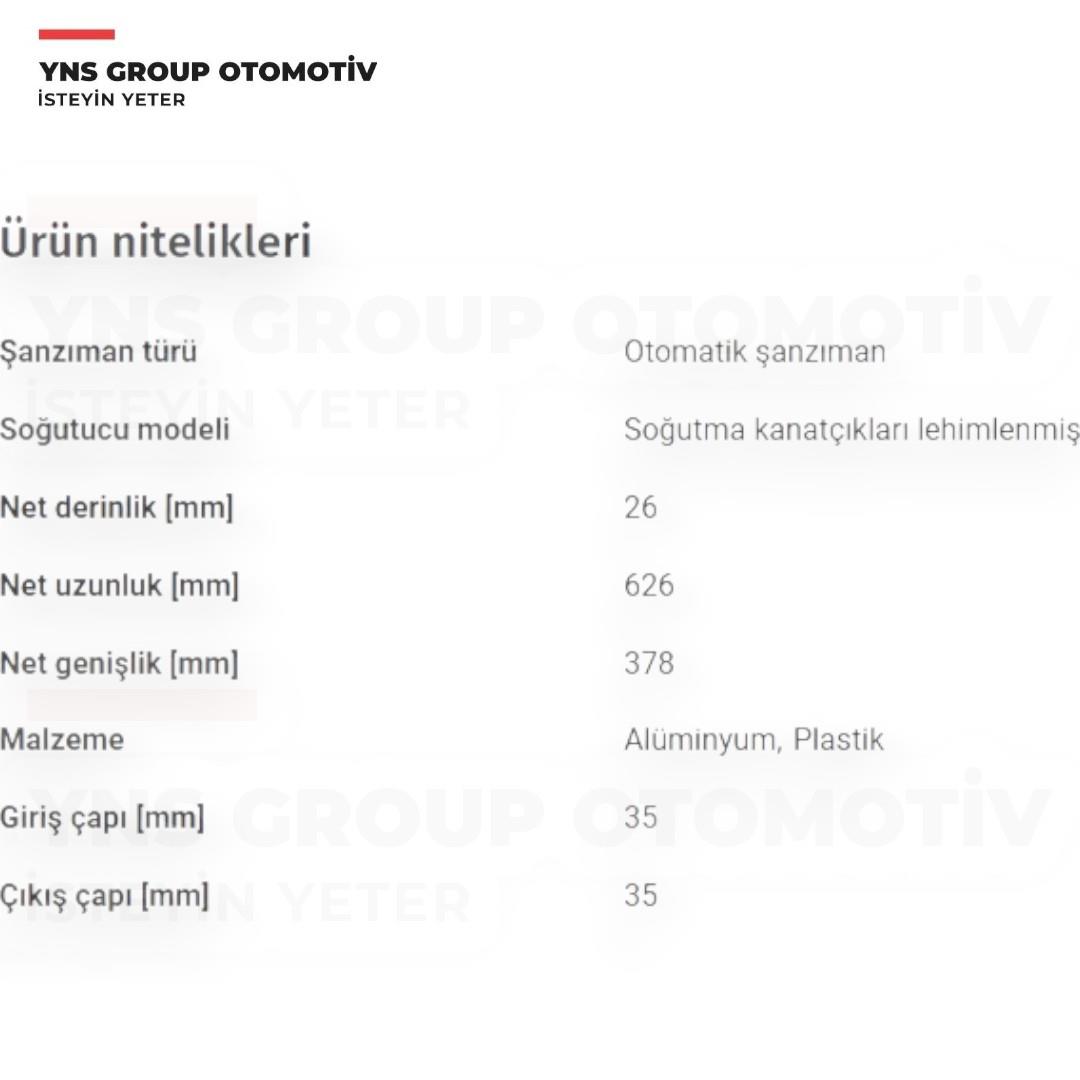 Toyota Avensis 2.0 16v Vvti 03-08 Motor Su Radyatörü (Otomatik Vites) Oris - Bto372016 / 164000h120