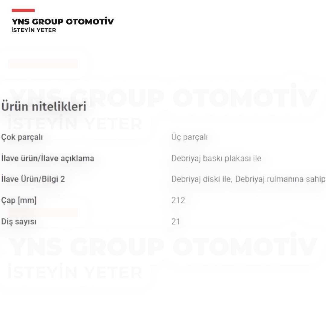 Toyota Avensis 98-06 Carina 93-97 Corolla 92-06 1.6 Benzinli Debriyaj Seti (Rulmanlı) Aisin - Kt100a / 04130yzzaj