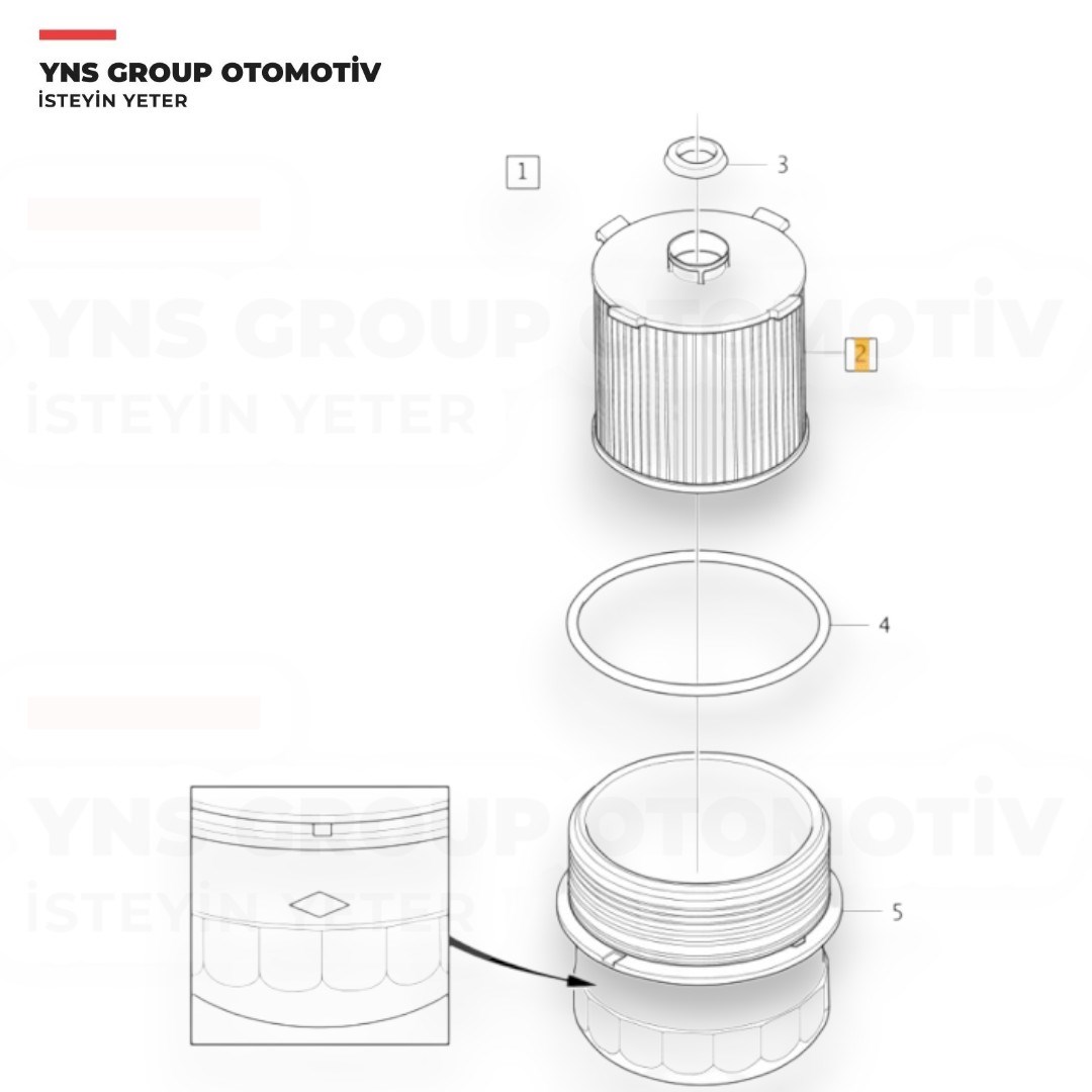 Volvo S60 15- S80 14-16 S90 16-21 V60 V60 V90 Xc40 Xc60 Xc70 Xc90 14- B420 - D420 / T4 - T9 Yağ Filtresi Elemanı Filtron - Oe6624 / 32140029