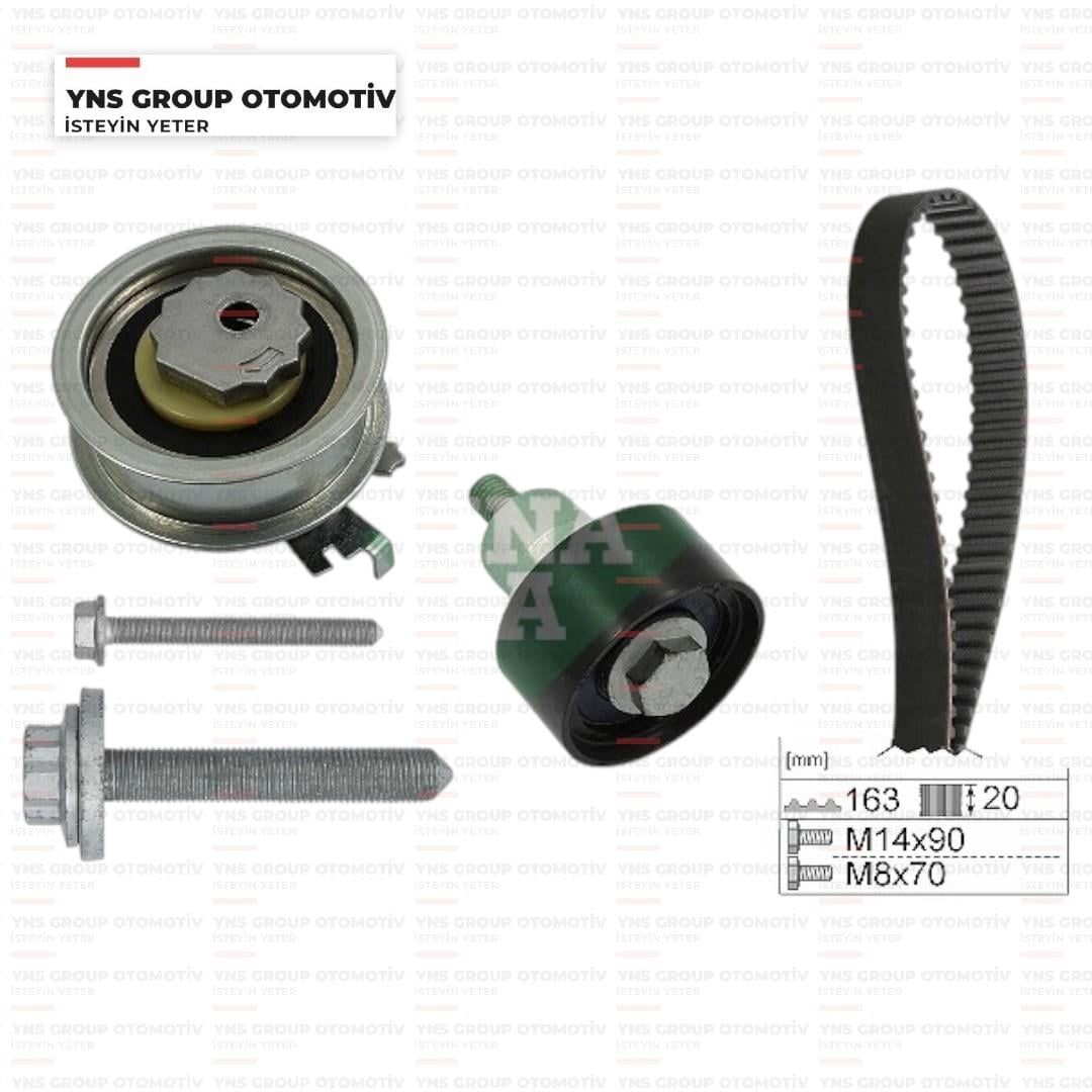 Vw Golf 6 - 7 Jetta Passat Caddy Audi A1 A3 A4 1.2 - 1.4 Tsi (Cjza - Cxsa) Triger (Eksantrik) Kayış Seti Ina - 530059211