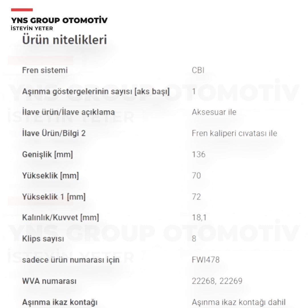 Vw Transporter T6 - T7 15-26 Ön Fren Balatası Ferodo - Fdb5350 / 7la698151d