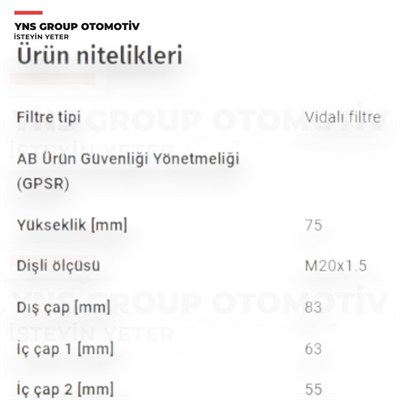Hyundai Accent 94-05 Blue Era Elantra 11- I20 Bayon I30 12- Kona Hybrid Santafe Sonata 17- Tucson 15- Kia Ceed Cerato Niro Rio Soul 12- Sportage 10- Venga 07- 1.4 - 1.6 Benzinli Yağ Filtresi Filtron - Op617