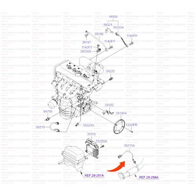 Accent Era 06-12 Rio 06-12 1,4 - 1,6 Oksijen Sensörü Arka Hmc - 3921026620