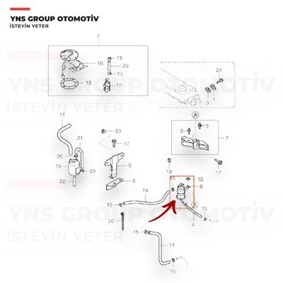 Kia Pride 1.3 cc 90-01 Yakıt (Benzin) Filtresi Mando - Eff00059t / Mb35920490