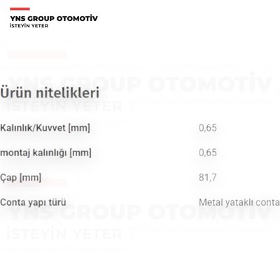 Chevrolet Aveo 04- Cruze 1.6 16v Opel Astra G - H - J Insignia A Meriva Zafira C A16xer - Z16xer - A16let - B16xer - F14d4 - F16d4 Silindir Kapak Contası (Metal) Elring - 076892